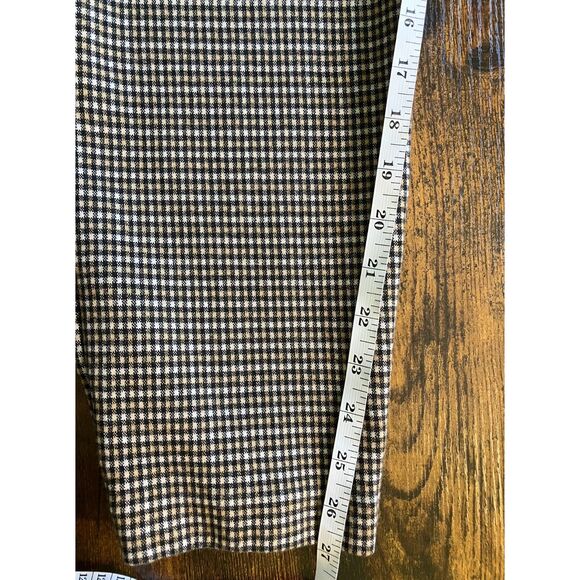 J. Jill check plaid pull on slim leg cut ponte pants - Picture 8 of 10